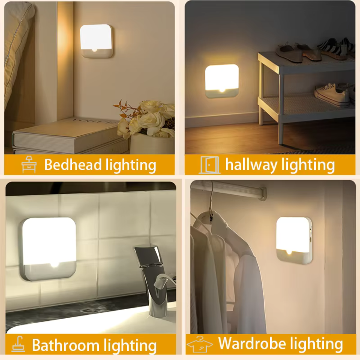 Luz Led Con Sensor de Movimiento