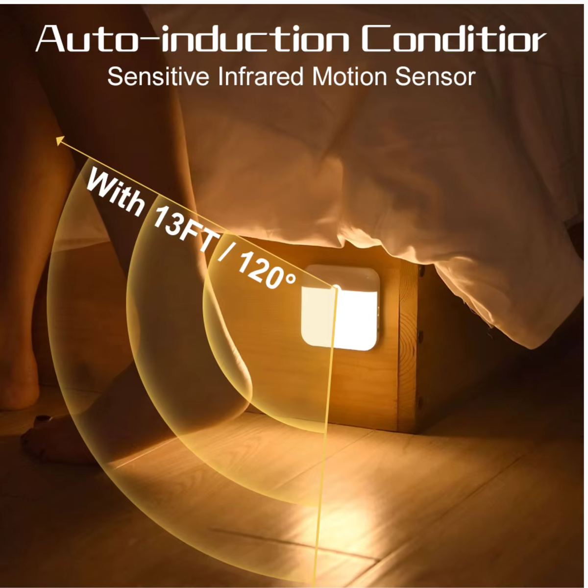 Luz Led Con Sensor de Movimiento