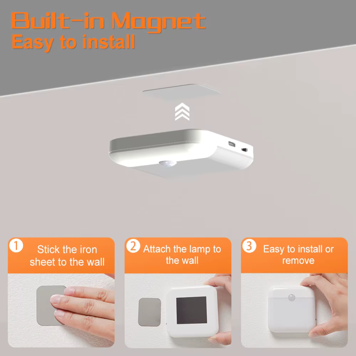 Luz Led Con Sensor de Movimiento